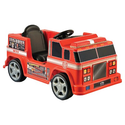 6v ride on fire engine bike