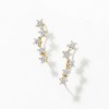 Pure Collection by Ross-Simons 0.25 ct. t.w. Diamond Star Ear Climbers in 14kt Yellow Gold - 2 of 4