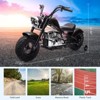 Kids Electric Off-Road Dirt Bike,36V Motorcycle with Top Speed of 16.5 Mph, Spring Suspension, Led Lights, Music Player, for Teens - 2 of 4