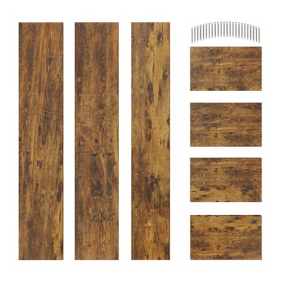 Elegant White Wood Floating Wall Shelf for Living Room or Bedroom