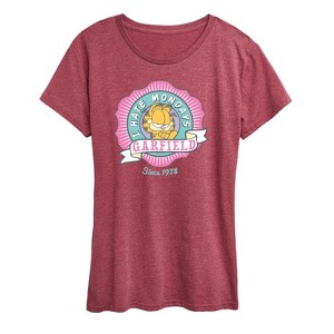 Women's - Garfield - I Hate Mondays Short Sleeve Graphic T-Shirt - 1 of 4