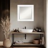 Amanti Art Sloped Beveled Framed Bathroom Vanity Wall Mirror - 4 of 4