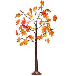 The Lakeside Collection Lighted Harvest Porch Collection - 48" Tree - 1 of 3
