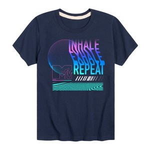 Boys' - MTV - Inhale Exhale Short Sleeve Graphic T-Shirt - 1 of 4