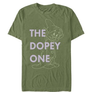 Men's Snow White and the Seven Dwarves Dopey One T-Shirt - 1 of 3