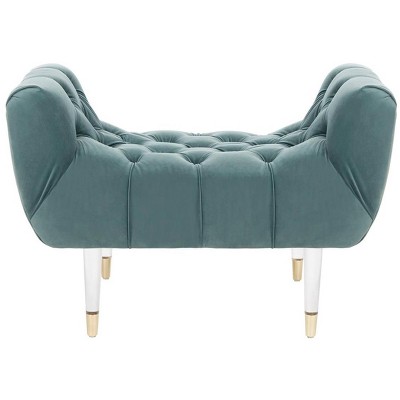 Eugenie Tufted Acrylic Bench  - Safavieh