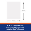 Tru-Ray Construction Paper, Heavyweight, White, 9" x 12", 50 Sheets Per Pack, 10 Packs - 3 of 4