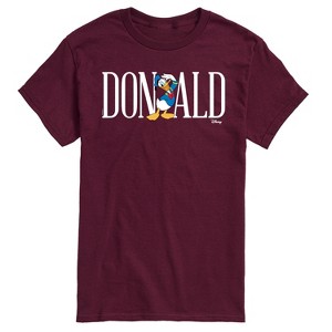 Men's - Disney - Simple Donald Font Short Sleeve Graphic T-Shirt - 1 of 4