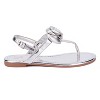 New York & Company Women's Rosette Flat Sandal - 2 of 4