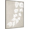 Amanti Art 32" x 42" Paper Bark III by Urban Road Framed Canvas Wall Art Print : Modern Botanical Lithograph, Polystyrene Frame - 2 of 4