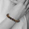Black Bow Jewelry 10mm Agate Beaded Stretch Bracelet, 6.5 Inch - 3 of 4