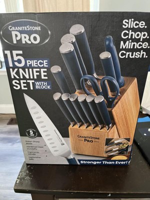 Granitestone Pro Series 14 Piece Knife Set & Block