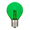 Novelty Lights Glass G30 Globe Hanging LED String Light Replacement Bulbs E12 Candelabra Base - 3 of 4