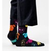 Happy Socks Adult Men and Women Crew Dog Animal Pets Socks in sustainable materials - Pair of socks in Color Black - 3 of 4