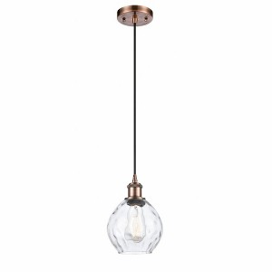 Waverly - 1 Light Cord Hung Mini Pendant In Industrial Style-9 Inches Tall and 6 Inches Wide - 1 of 1
