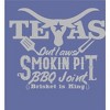 "Texas Smokin' Pit BBQ Joint" Adult Crew Neck Short Sleeve Tee - 2 of 3
