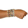 EVERLY JEWELRY | 10 Piece Set of Assorted Colors and Shapes Cultured Freshwater Pearl Elastic Bracelets, 7 inch - 2 of 4