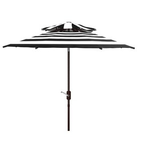 Iris Fashion Line 9Ft Double Top Umbrella - PAT8204 - Safavieh - 1 of 4