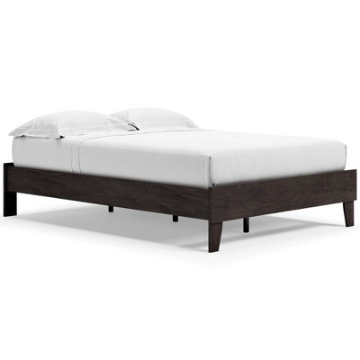 Full Piperton Platform Bed Black - Signature Design by Ashley