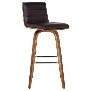26" Vienna Faux Leather Counter Height Barstool - Armen Living