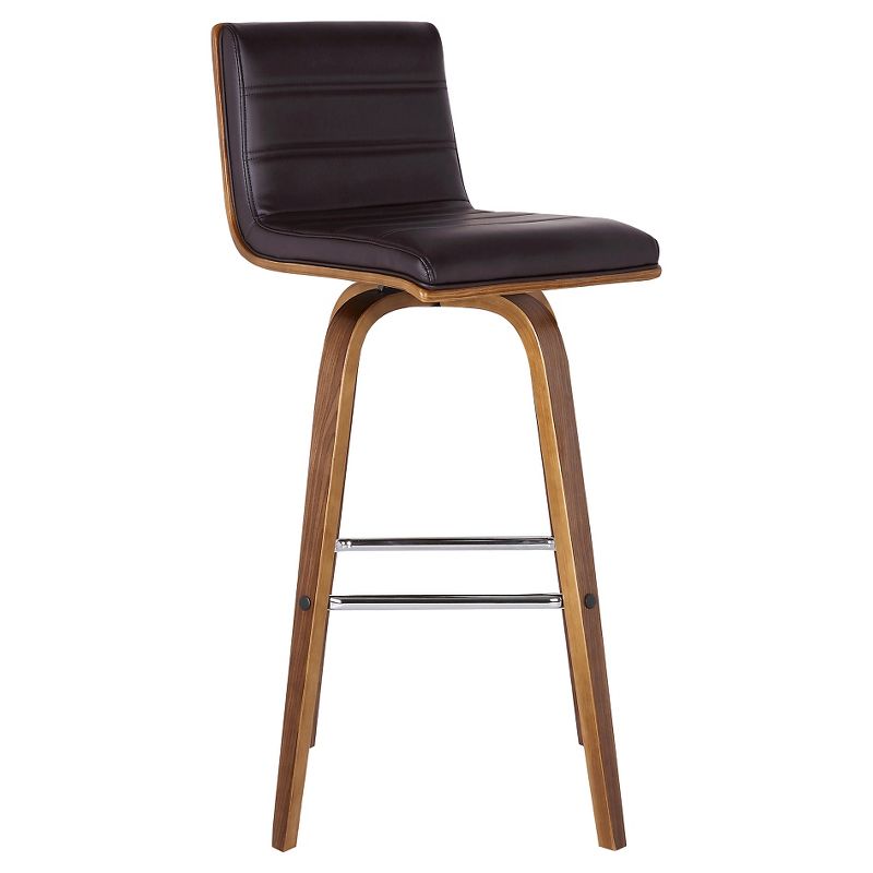 26" Vienna Faux Leather Counter Height Barstool - Armen Living, 1 of 8