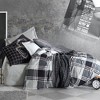 Sussexhome Masculine Collection Duvet Cover Set | Red, Full Size Duvet Cover, 1 Duvet Cover, 1 Fitted Sheet and 2 Pillowcases - 2 of 4