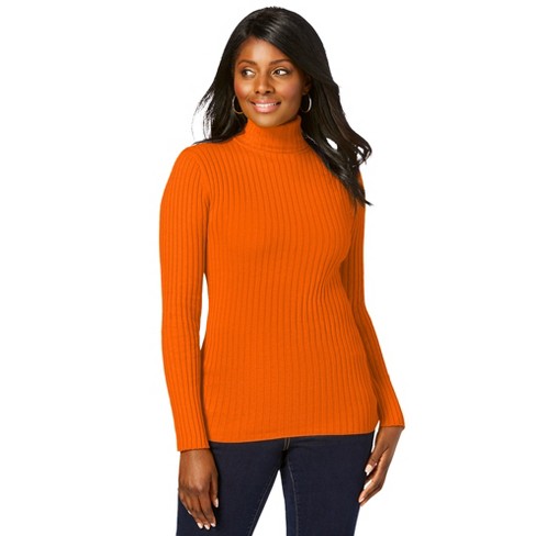 Orange sweater deals womens