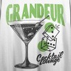 Grandeur Cocktail Lounge Women's White Cropped Tee - 2 of 3