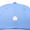 Dalix Lil Flower Embroidered Cotton Cap Outdoor Dad Hat Womens - 2 of 4