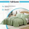 HLC.ME Weston - 3 Piece Quilt Set, Lightweight Bedspread Coverlet Set - 3 of 4