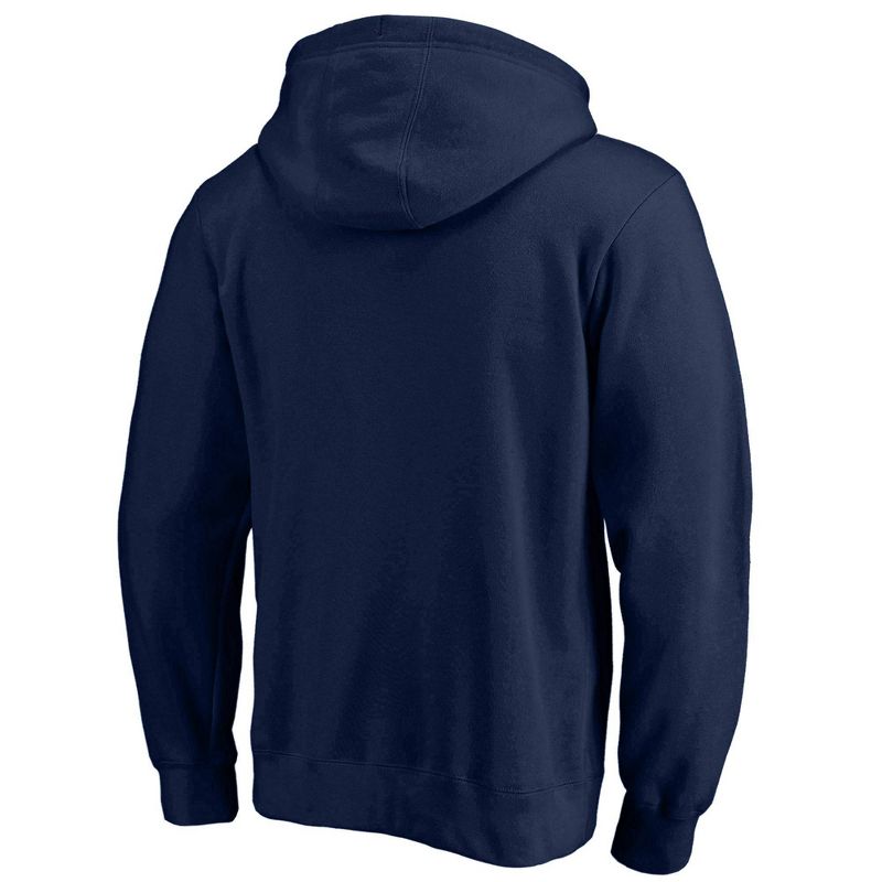 NFL New England Patriots Men's Big & Tall Long Sleeve Core Fleece Hooded Sweatshirt, 2 of 4