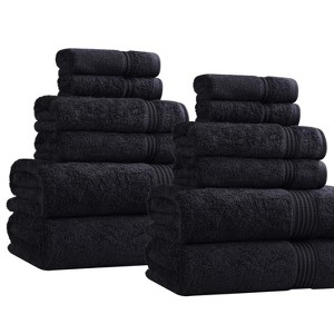 Re:AcT FES POLAR OPPOSITE KMNZ NEROタオル Luxury Egyptian Cotton Quick Dry Absorbent Heavyweight Towel Set