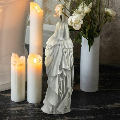 Large Gray Faux Stone French Weeper Statue