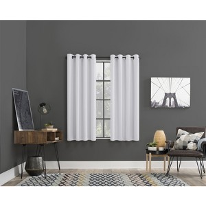 Sun Zero Norwich Curtains White Blackout 80 in. W X 63 in. L - 1 of 1