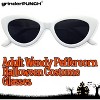 grinderPUNCH Women's Cateye Sunglasses Celebrity Style (White - Solid Lens, 2.5) - 2 of 3