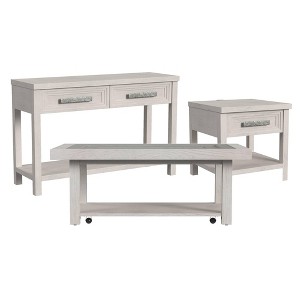 Picket House Furnishings 3Pc Rhiannon Accent Table Set White : Target