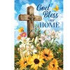 Briarwood Lane Summer House Flag 40x28 For Outdoor God Bless Our Home For Summer House Flag - 3 of 4
