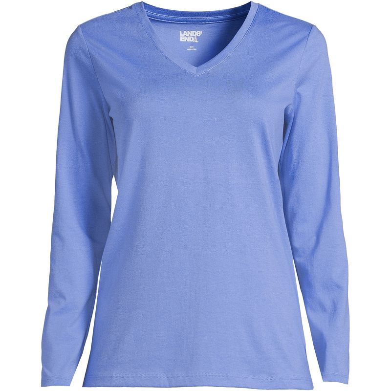 Lands' End Women's Relaxed Supima Cotton T-Shirt, 3 of 7