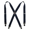 CTM Men's Elastic Anti Slip Pin Clip Suspenders with Leather Drop Tabs - 2 of 4