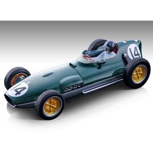 Lotus 16 #14 Graham Hill "F1 Dutch GP" (1959) with Driver Figure "Mythos Series" Ltd Ed to 70 pcs 1/18 Model Car by Tecnomodel - 1 of 3