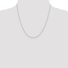 Black Bow Jewelry 1.1mm Sterling Silver Solid Rolo Chain Necklace - 3 of 4