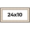 PosterPalooza | Panoramic Contemporary Silver Frame - UV Acrylic, Foam Board Backing, Hanging Hardware - 2 of 4