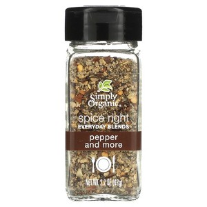 Simply Organic Spice Right Everyday Blends, Pepper and More, 2.2 oz (62 g) - 1 of 2