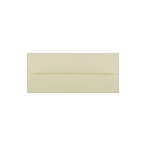 JAM Paper #10 Business Strathmore Envelopes 4.125 x 9.5 Ivory Wove 191165I - 1 of 4