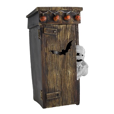 Tekky Halloween Mummy Outhouse, Brown