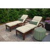 Casual Cushion Solid Sunbrella Fabric 1-Piece Outdoor Chaise Cushion, 22.5"W x 74"L - 2 of 4