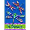 Briarwood Lane Garden Flag 12x18 For Outdoor Colorful Dragonflies Summer For Summer Garden Flag Flags For Outside - 3 of 4