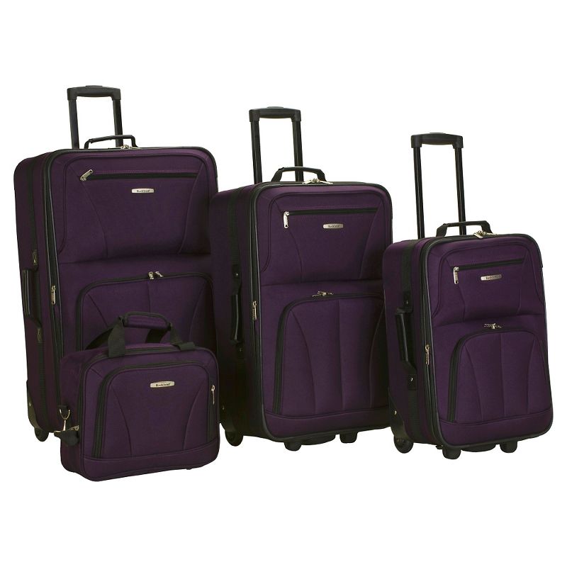Rockland Journey 4pc Softside Luggage Set, 1 of 4