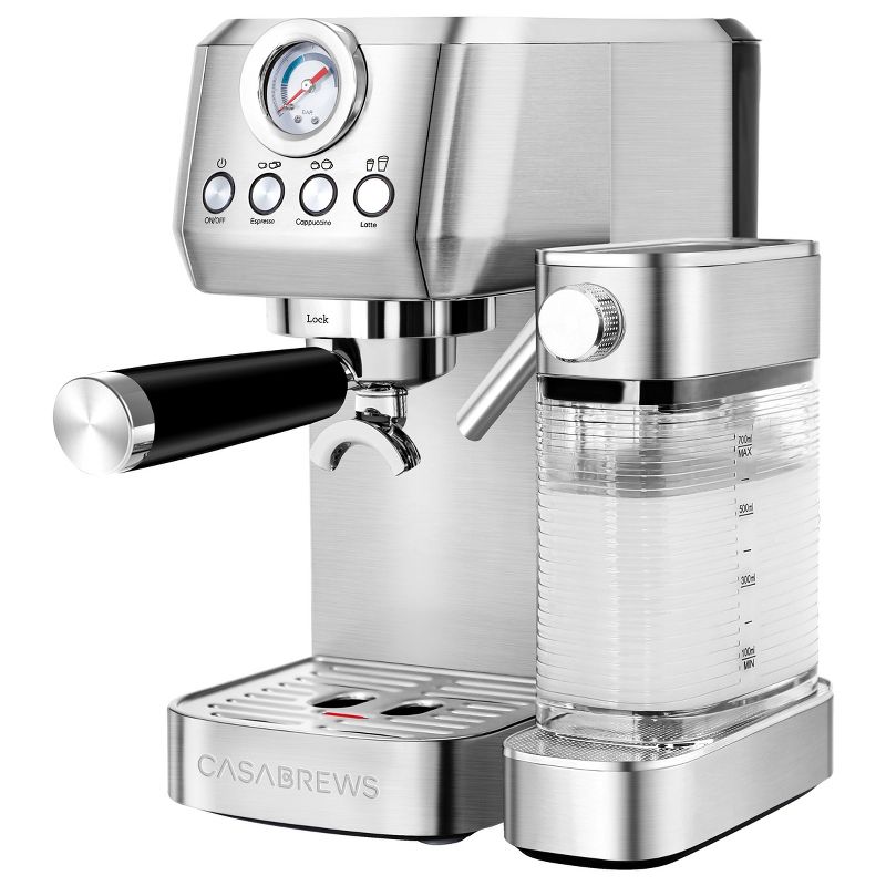 CASABREWS 20 Bar Auto-frothing Espresso Machine with Milk Tank, 3 of 8