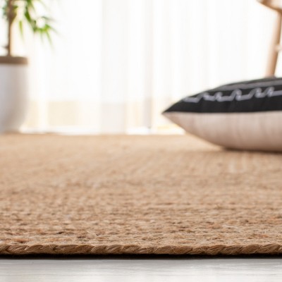 Natural Jute Handwoven Flat Woven Area Rug